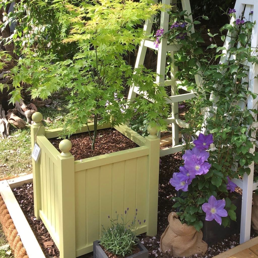 Painted Versailles Garden Planters