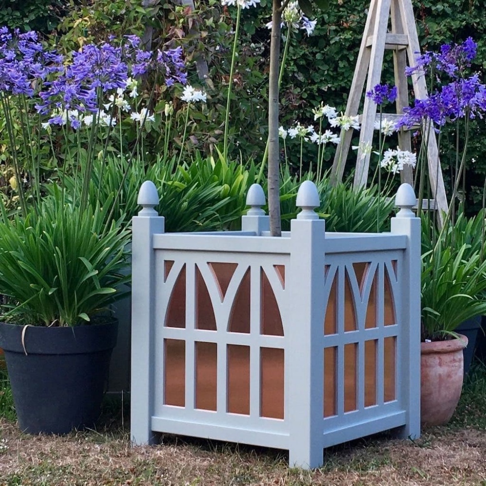 Gothic Planter with Copper