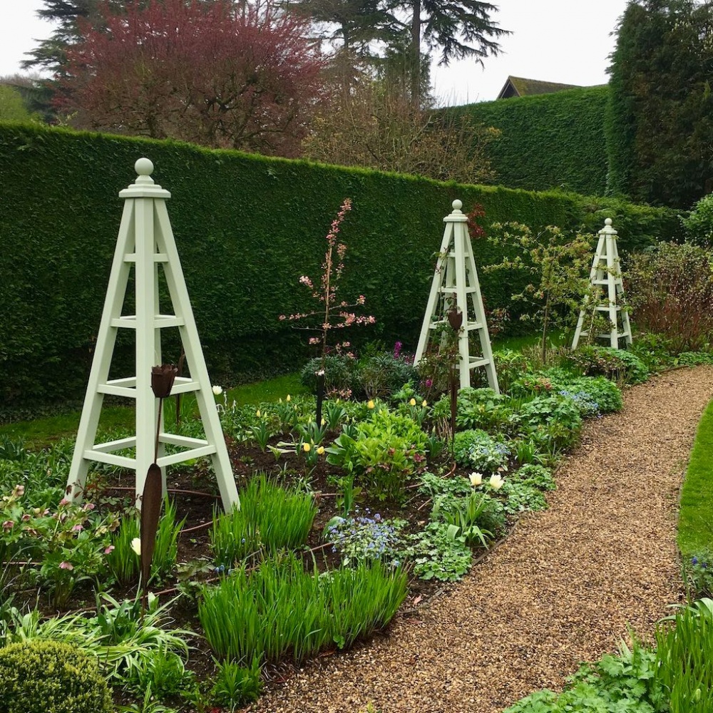 Large Wooden Garden Obelisk