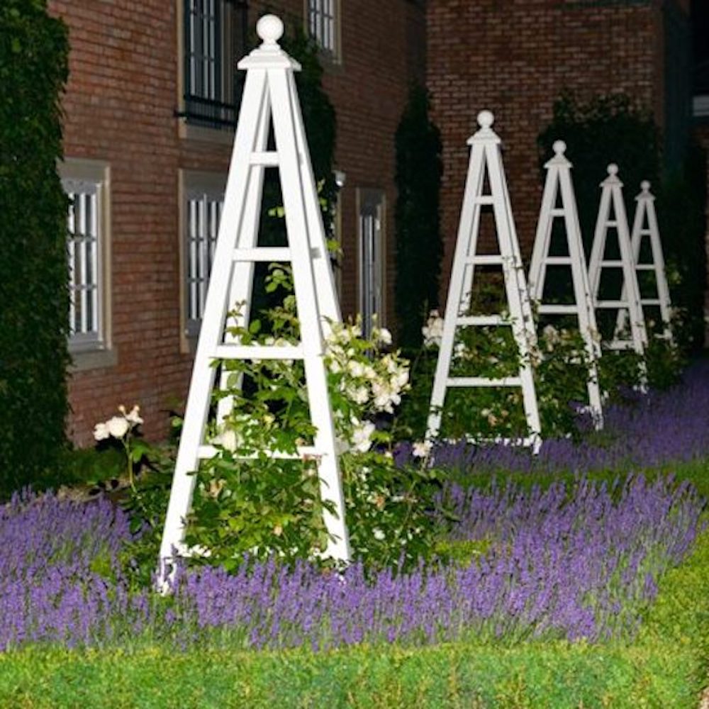 Large Wooden Garden Obelisk