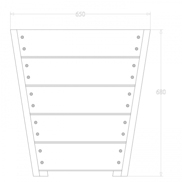 Oak Garden Planters